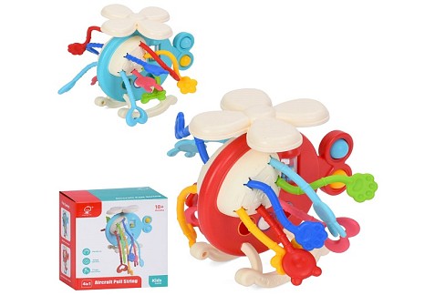 Гра 1021-1022 (36шт) 4в1, вертоліт, 15-15-12см, сенсорна гра, прорізувач, м'які кнопки, брязкальце,