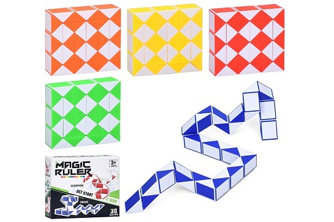 Гра 218-M12 (240шт) змійка, 61см, 5 кольорів, в кор-ці, 10-10-2,5см