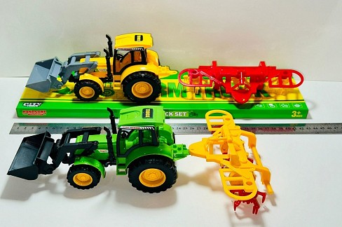 Трактор арт. 858-12 (64шт/2) iнерц,під слюдою 43см