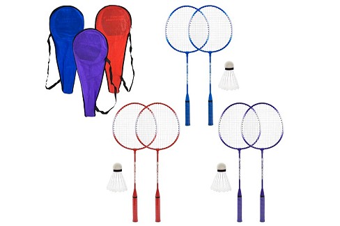 Бадмінтон арт. BD2630 (50шт)  нейлон, 3 кольори мікс, у сумці 65 см