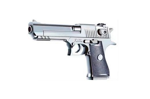 Пістолет 919-2 (72шт) 24см, пластикові кулі, у пакеті, 17-28-3,5см