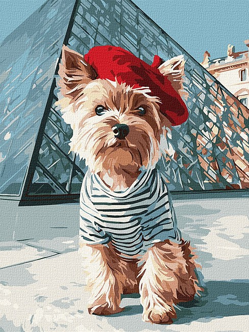 Картина по номерах Французький настрій" 30х40см  KHO6880"