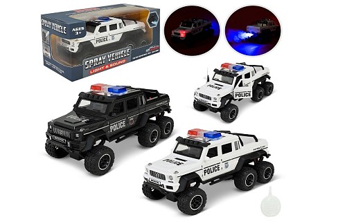 Машина POLICE арт.YM-9934B (84шт/2) батар.свiтло,звук,пар,короб.22*12,5*10см