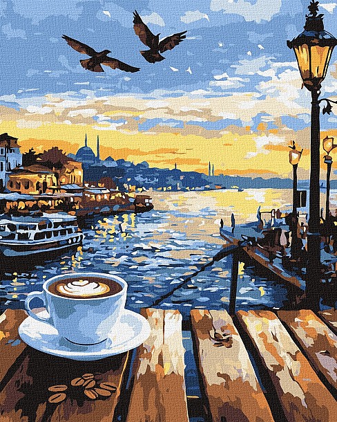 Картина по номерах Стамбульський ранок" 40х50см  KHO6403"