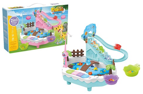 Риболовля на батарейках, озвучена, зі світлом, в коробці 1577C р.40,3*27*9,6см