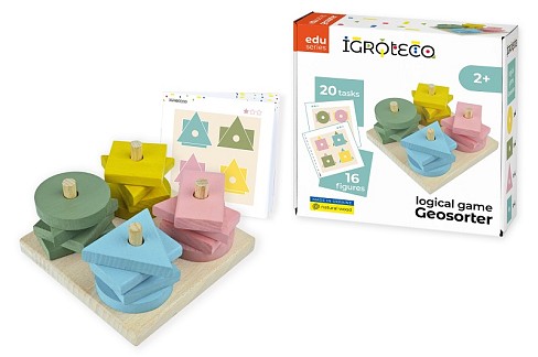 Логічна гра Геосортер" 16 ел.  Ігр0729"