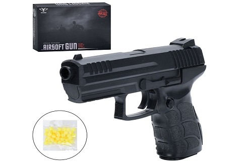 Пістолет V312 (60шт) 19,5см, пластикові кулі, в кор-ці, 20-14-4,5см