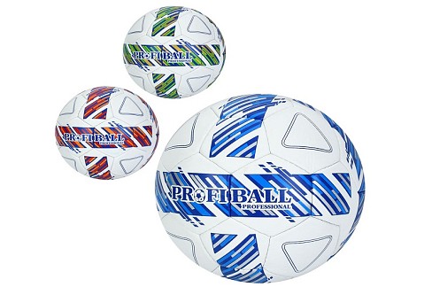 М'яч футбольний 2500-308 (30шт) розмір 5,  ПУ1, ручна робота, 32 панелі, 410-430г, 3 кольори, в паке