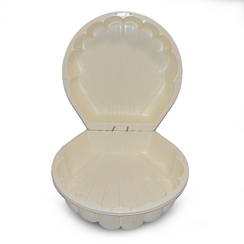 Пісочниця - басейн Мушля" молоко 01236/02 (2частини) 81 x 81 x 20 см"