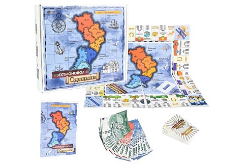 Настільна гра Strateg Інвестмонополія Одещини  українською мовою (30496)