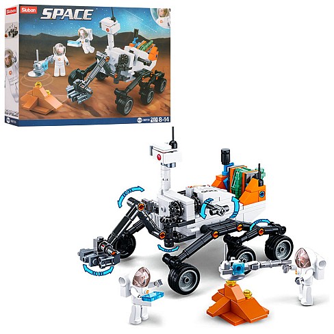 Конструктор SLUBAN M38-B0733 (32шт) марсоход, фигурки, 288дет, в кор-ке, 33-24-5,5см