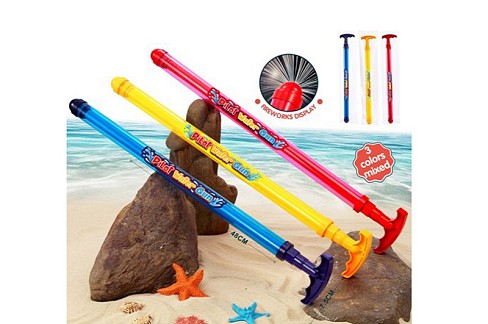 Водяний насос 733-679 (144шт) 48,5см, діам.3см, 3 кольори, у пакеті, 10-54-3см