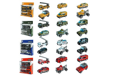 Набір машин мет. арт. 8526C (192шт/3) 4 види короб. 22*20*3,5см