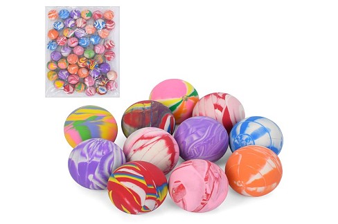 Стрибуни MS 4926 (400шт) 4,5см, каучук, мікс видів, упаковка 50шт в пакеті