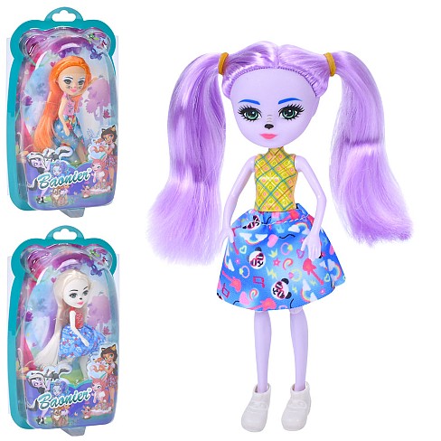 Лялька JJ8572-24-25-26 (96шт) EN, 15см, шарнірна, 3 види, в слюді, 13,5-24,5-5,5см