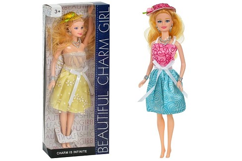 Лялька ZR-061A (84шт) 28см, капелюшок, аксесуари, 2види, в кор-ці, 12-32,5-5см