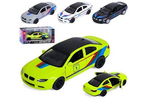 Машина AS-3161 (48шт) АвтоСвіт, 1:32-38, метал, інерція, 12,5см, відчиняються двері, гумові колеса,