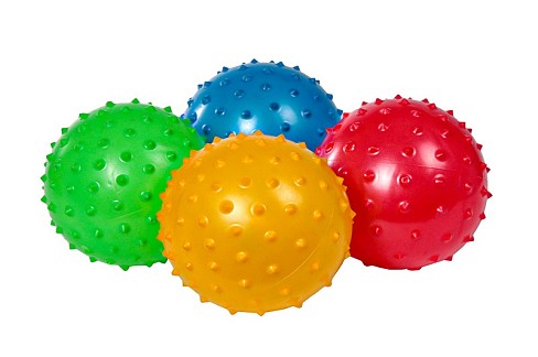 М'яч 12см їжак BT-PB-0226 4кол.22г 3шт.в сітці /360/ УПАК3шт