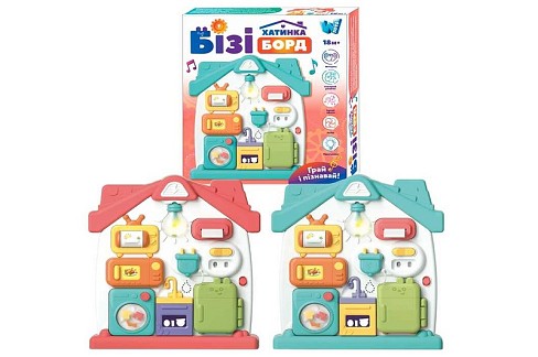 Бізіборд 68307 (24) WToys", 2 кольори, ОЗВУЧУВАННЯ УКРАЇНСЬКОЮ МОВОЮ, 3 казки, 3 пісні, звуки, підс"