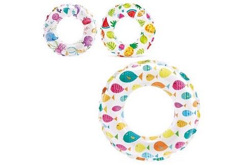 Круг 59230 (36шт) кольорове, 51см, 3 види, в кульку, 23-15,5см