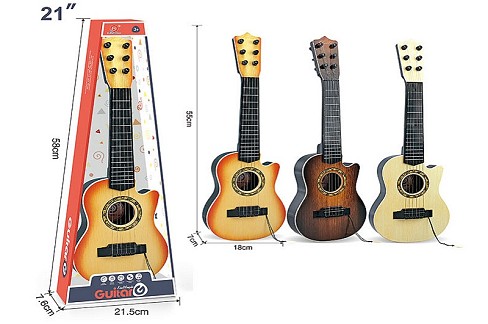 Гітара арт. 898-28ABC (36шт/2)  3 кольори мікс, р-р іграшки 18*7*55 см короб. 21,5*7,6*58 см