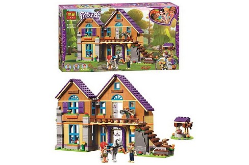 Конструктор 11204 (18/2) Будиночок в лісі", 724 деталі, в коробці"