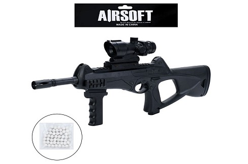 Автомат 8901 (27шт) 59см, пластикові кулі, у пакеті, 60-21-5см