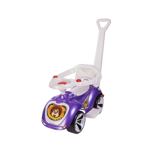 Каталка ЛАПКА з ручкою Фіолетовий Ор809 ШТ