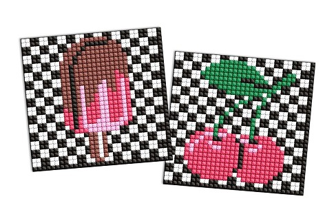 Набір з алмазною мозаїкою на магнітній основі LOL Surprise! Вишні і морозиво" 9x9см  AMG1109"