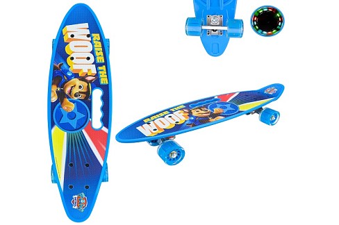 Пенні борд  арт. PP2502 (8шт)  Paw Patrol 60*17 см, колеса PU світло 60х17х12 см
