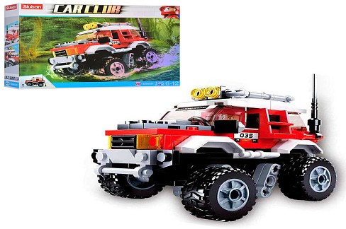 Конструктор SLUBAN M38-B0663B (60шт) позашляховик, 145дет, фігурка, в кор-ці, 23,5-19-4,5см