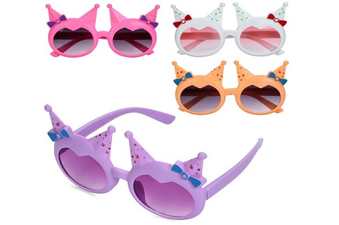 Окуляри YG0234 (240шт) 13см, 6 кольорів, у пакеті, 13-7-2,5см, 24шт в дисплеї(доза), 28,5-8-14см