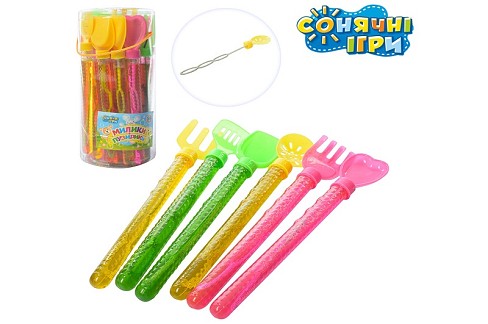 Мильні бульбашки 801PУПАК24шт (288шт) меч, 27см, 24шт (мікс видів) у дисплеї, 27-13-13см