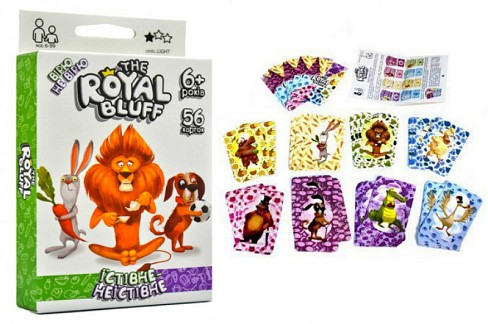 Карткова гра The ROYAL BLUFF їстівне неїстівне" укр (32) RBL-02-01U ШТ"