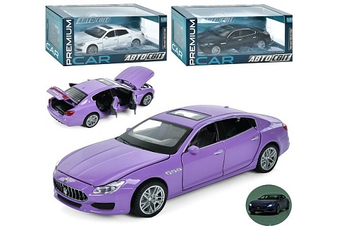 Машина AP-2044 (18шт) АвтоСвіт, 1:32, метал, інерц, 16см, звук, світло, відчиняються двері/капот/баг