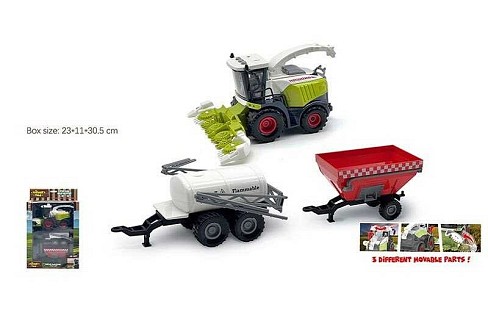 Комбайн 550-10 C (24/2) звук, підсвічування, інерція, причепи, в коробці