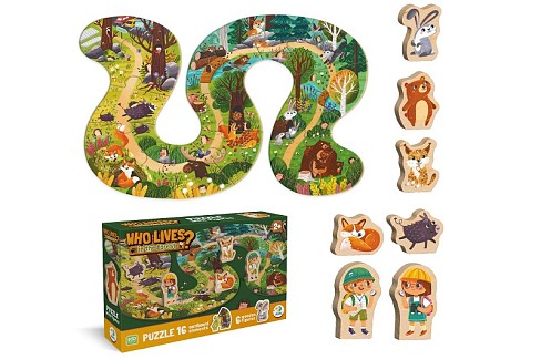 Пазл «Хто живе в лісі?»  До300608