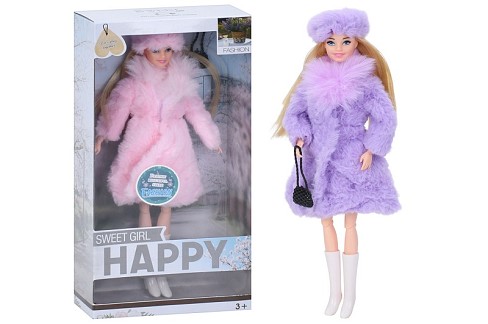 Лялька HX888D-1 (48шт) 30см, шарнірна, сумка, 2 види, в кор-ці, 16-32,5-6,5см