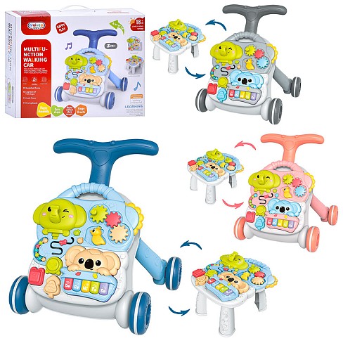 Каталка-ходунки 368-57B-H-R (10шт) 43,5-44-в50см,ігр. панель,3в1(стіл 28-31-в18см,підвіска),сортер