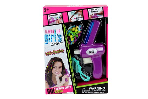 Іграшка стиліста набір арт. MBK-268  прилад для плетіння, аксес для волосся короб. 15*5*20см