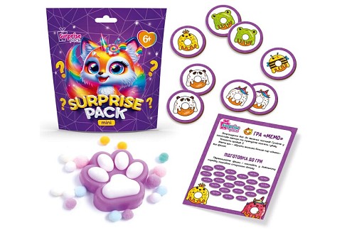 Набір для творчості Vladi Toys із сюрпризами Surprise Pack Mini 3" VT8040-03"