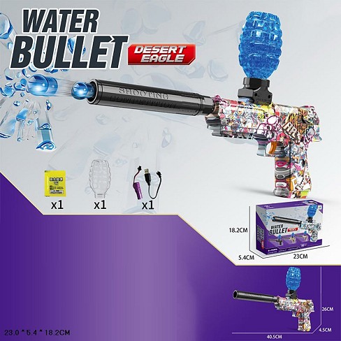 Пiстолет арт. 912-1 (72шт/2) акум.,стріляє гелевими кулями,у короб.23*5,4*18,2см