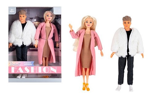 Лялька ST9958-10 (20шт) 2шт, 30см, сім'я, шарнірні, мікс видів, в кор-ці, 22-32,5-6см