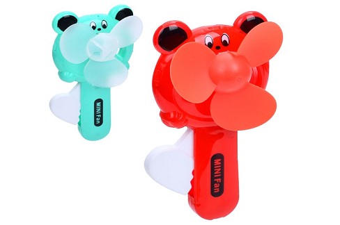 Вентилятор MK 5297 (336шт) механічний, 12см, 2кольори, в пакеті, 6,5-12-3,5см