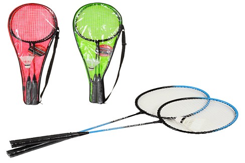 Бадмінтон залізний MS 0759-1 (50шт) алюм-сталь,ракетки 2шт, 66,5см, волан,3кол,в чохлі,67-21-3см