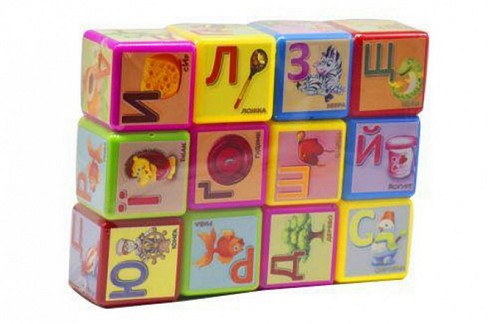 Кубики Великі ( Абетка 12шт.)  Мир ШТ