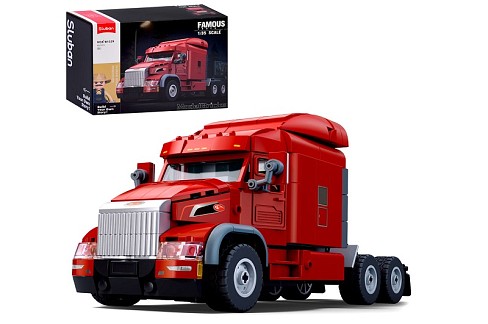 Конструктор SLUBAN M38-B1529 (16шт) трейлер, 1:35, 23,5см, фігурка, 461дет, в кор-ці, 30,5-23,5-12,5