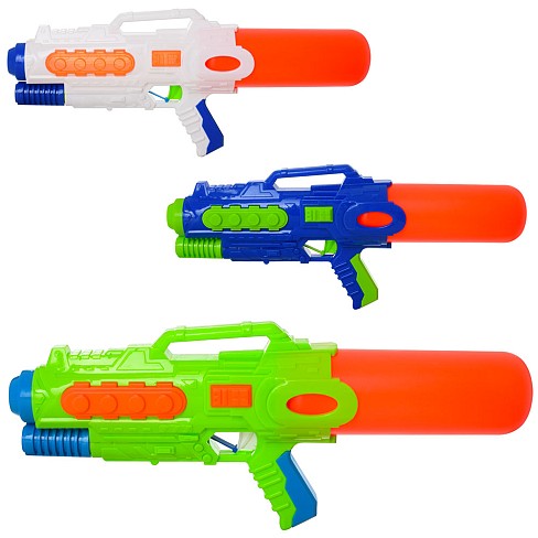 Водяний автомат MR 0243 (36шт) помпа, розмір великий, 48см, мікс кольорів, в кульку, 24-57-8см