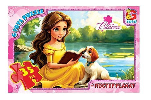 Пазли ТМ G-Toys" із серії "Принцеси", 35 ел.  PR02"