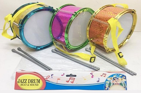 Барабан арт. 3532 (64шт/2) 3 кольри міікс, р-р 19*10см, пакет 22*22 см